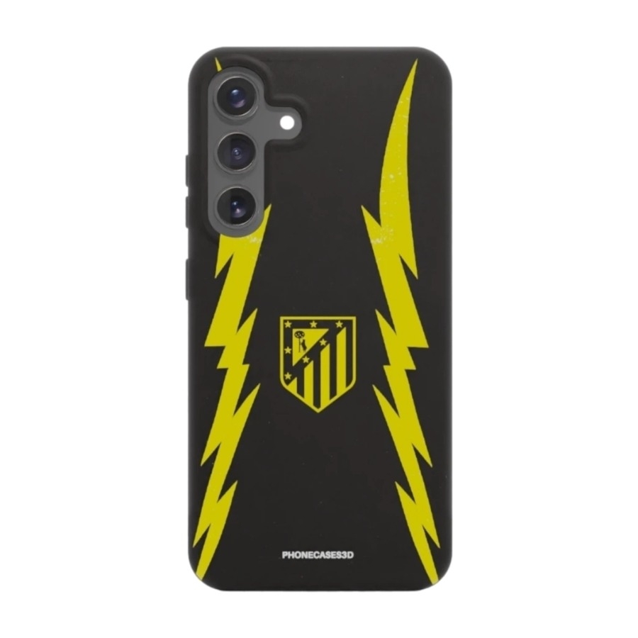 Phonecases3D Samsung Galaxy S25+ Atlético de Madrid komposterbart cover, sort billede 1