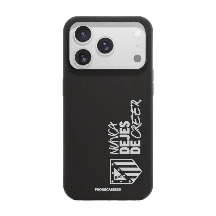 Phonecases3D iPhone 17 Pro Max Atlético de Madrid komposterbart cover, sort billede 1
