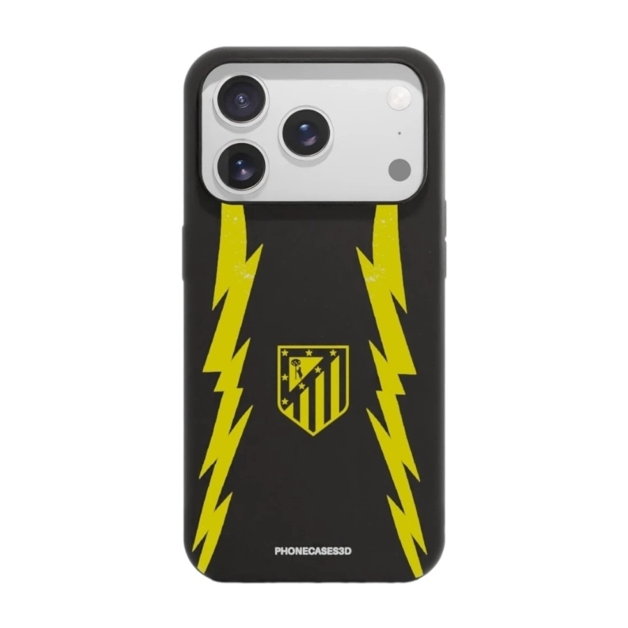 Phonecases3D iPhone 17 Pro Max Atlético de Madrid komposterbart cover, sort billede 1