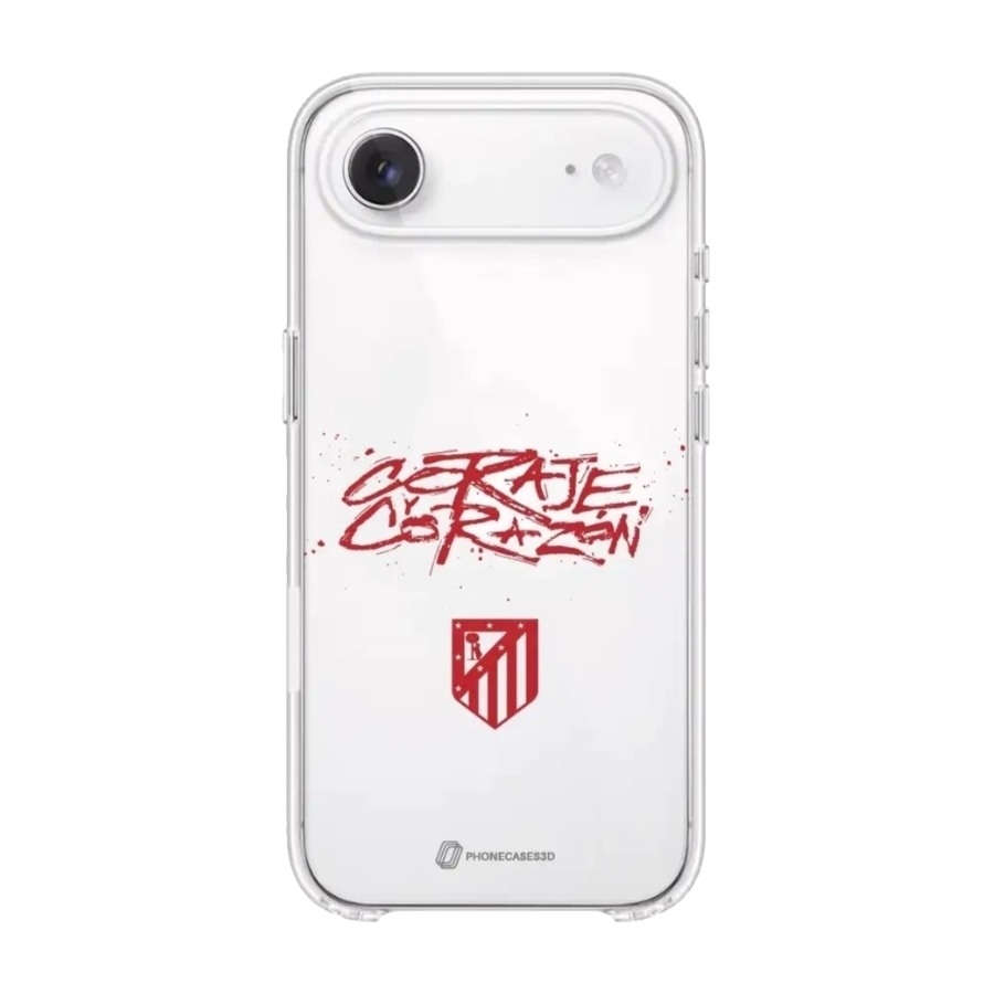 Phonecases3D iPhone Air Atlético de Madrid Clear case -mobilcover, hvid billede 1
