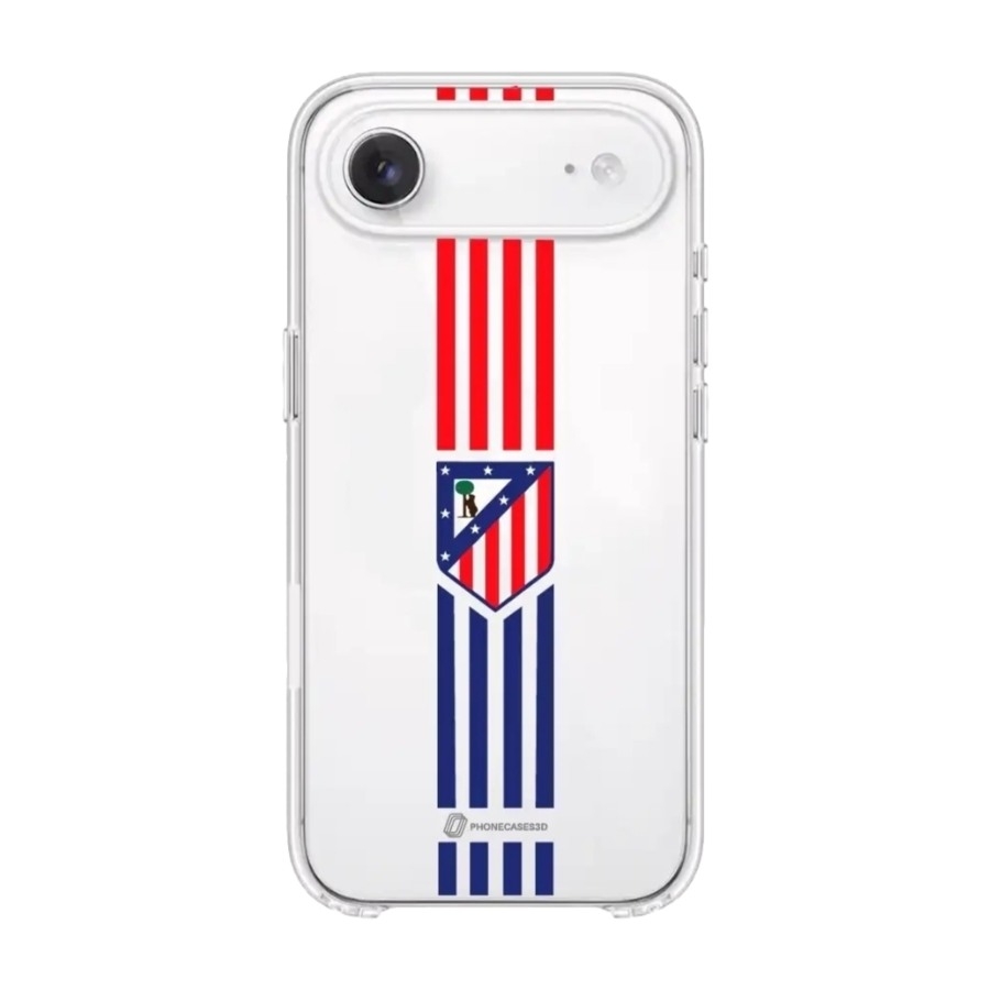 Phonecases3D iPhone Air Atlético de Madrid Clear case -mobilcover, hvid billede 1