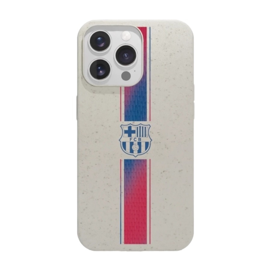 Phonecases3D iPhone 13 Pro FC Barcelona komposterbart cover, hvid billede 1