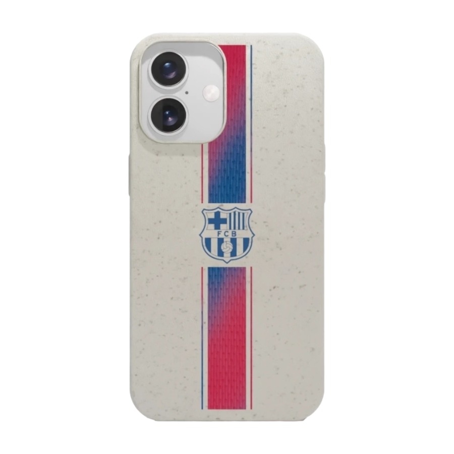 Phonecases3D iPhone 16 FC Barcelona komposterbart cover, hvid billede 1