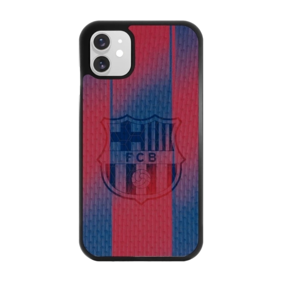 Phonecases3D iPhone 11 FC Barcelona 3D mobilcover, sort billede 1