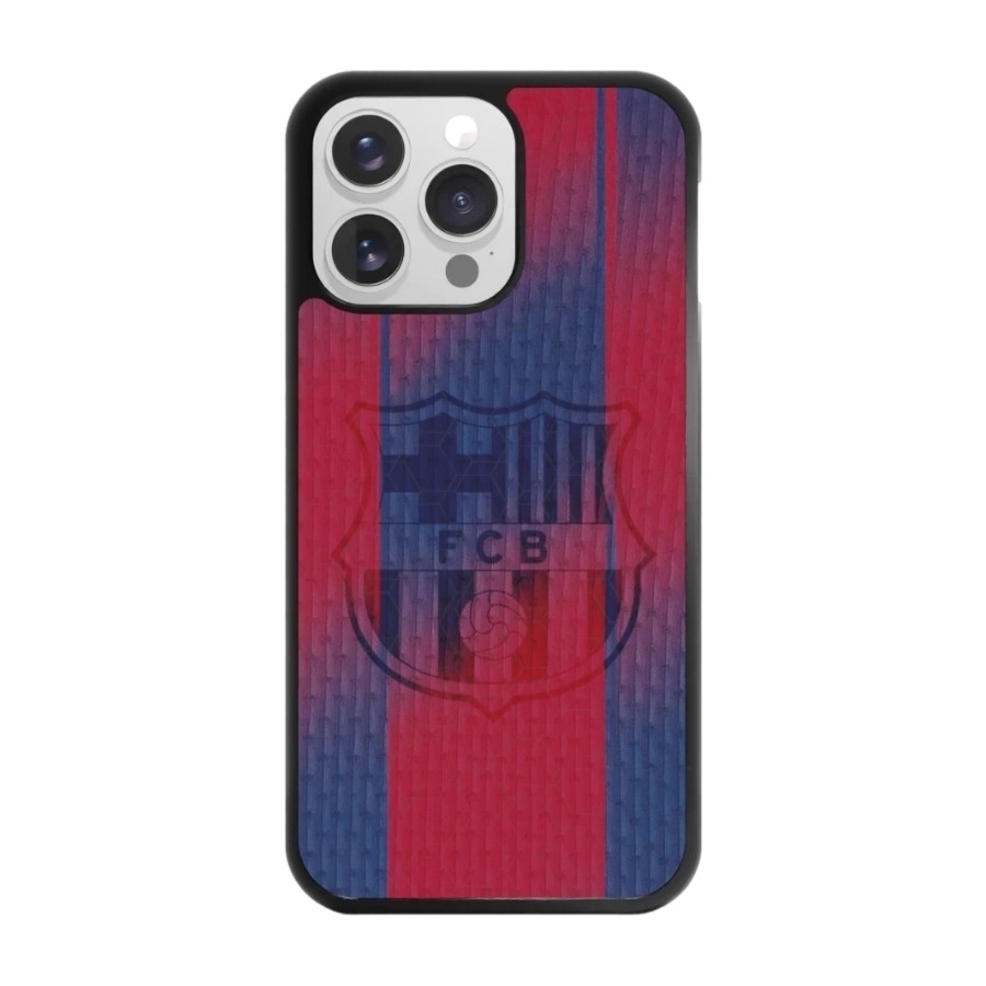 Phonecases3D iPhone 16 Pro Max FC Barcelona 3D mobilcover, sort billede 1