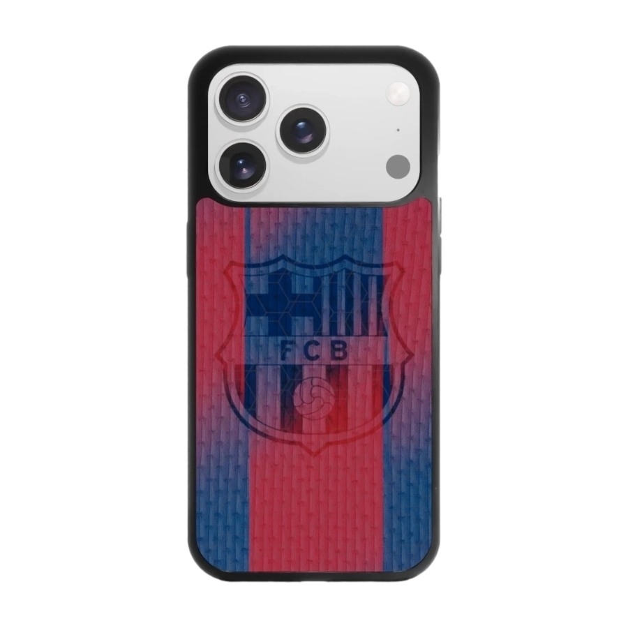 Phonecases3D iPhone 17 Pro FC Barcelona 3D mobilcover, sort billede 1