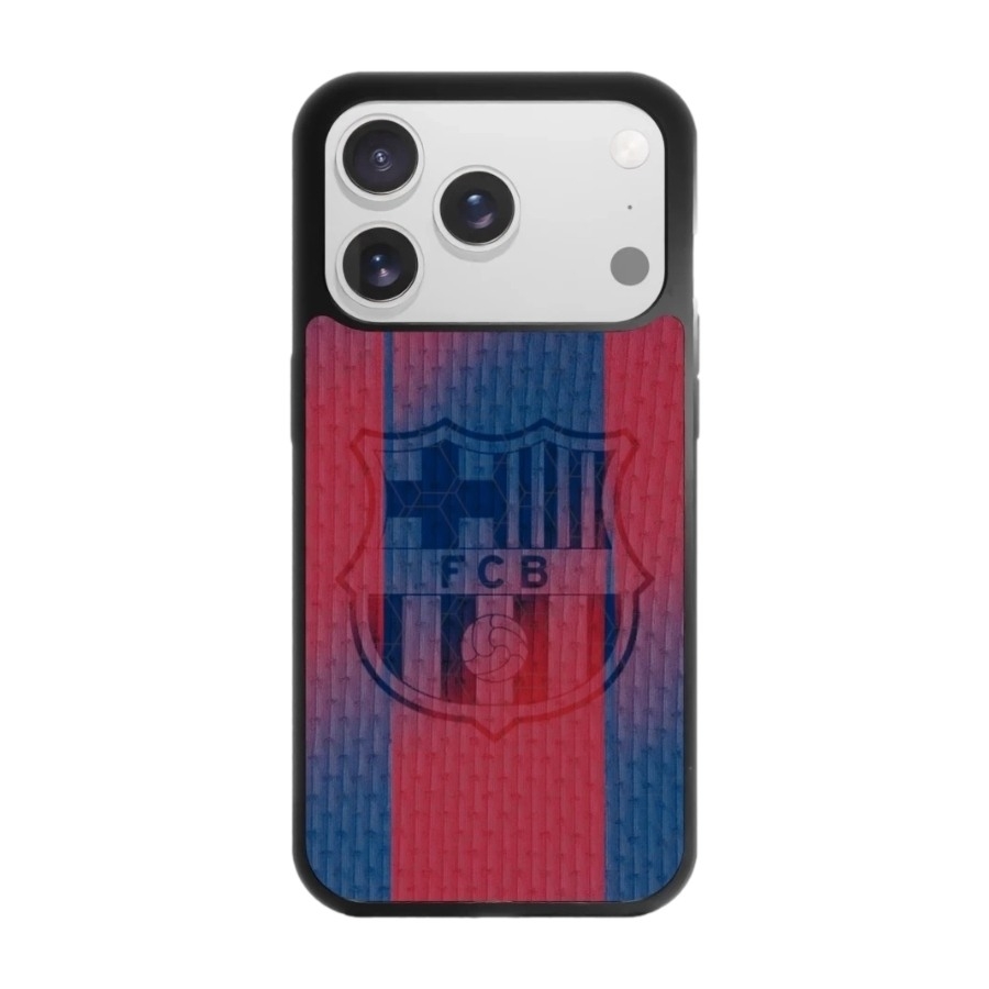 Phonecases3D iPhone 17 Pro Max FC Barcelona 3D mobilcover, sort billede 1