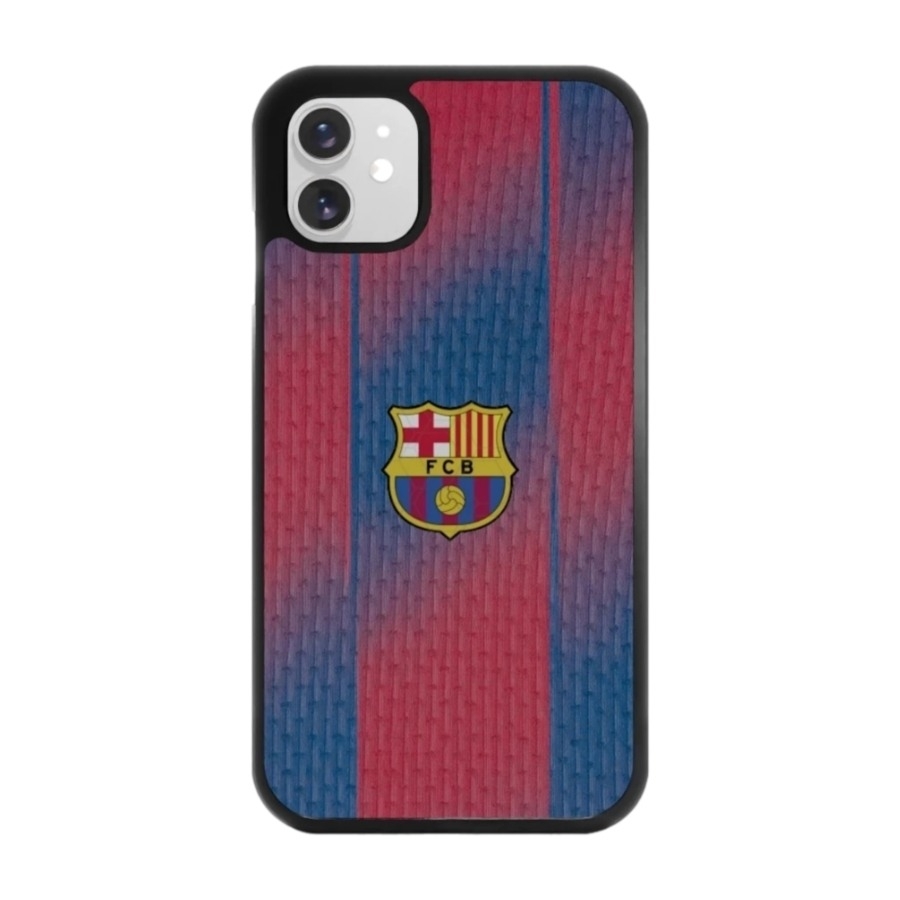 Phonecases3D iPhone 11 FC Barcelona 3D mobilcover, sort billede 1
