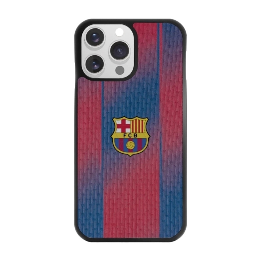 Phonecases3D iPhone 14 Pro FC Barcelona 3D mobilcover, sort billede 1