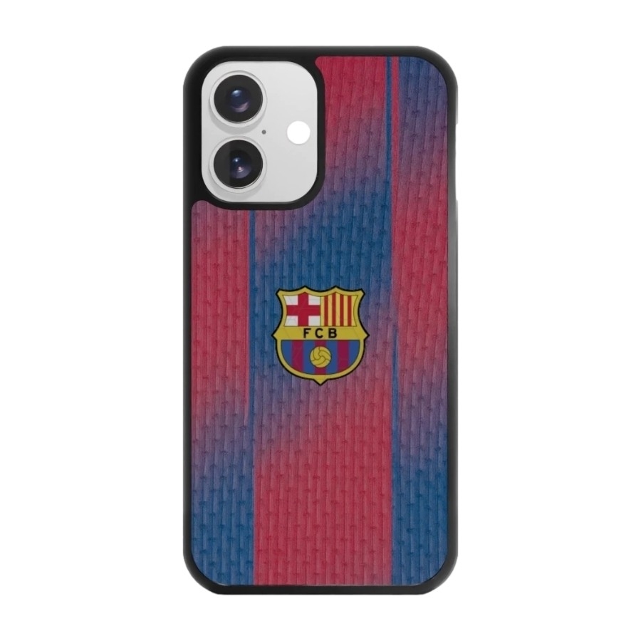 Phonecases3D iPhone 16 FC Barcelona 3D mobilcover, sort billede 1