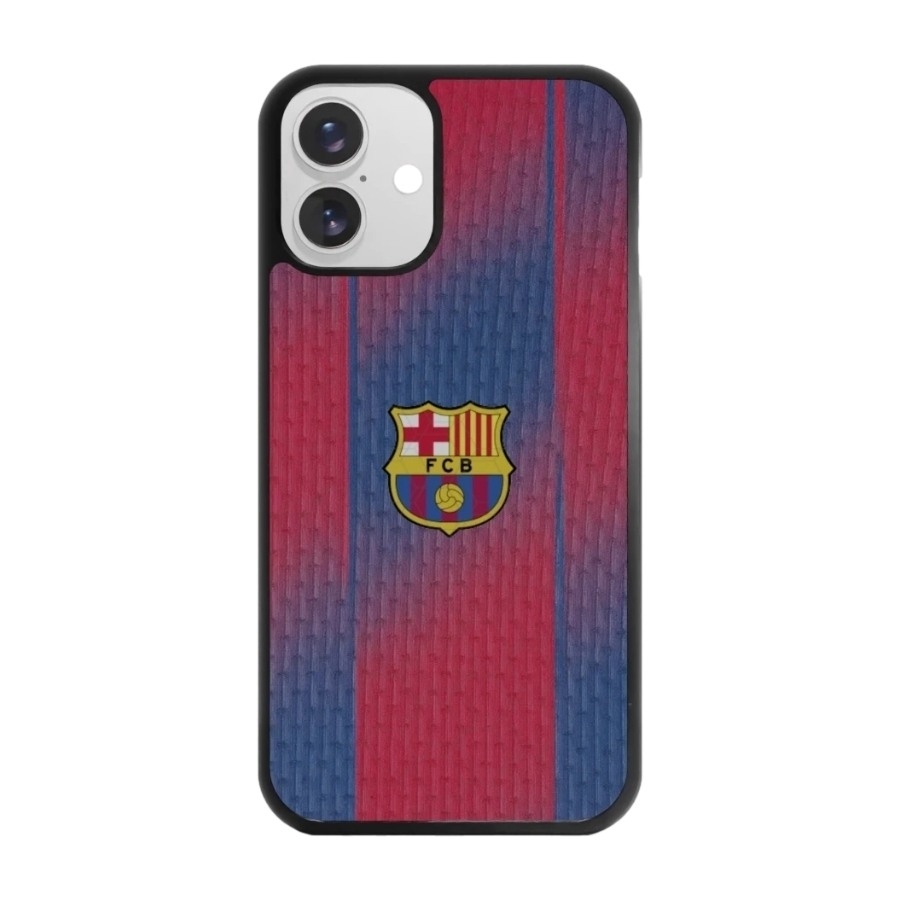 Phonecases3D iPhone 16 Plus FC Barcelona 3D mobilcover, sort billede 1