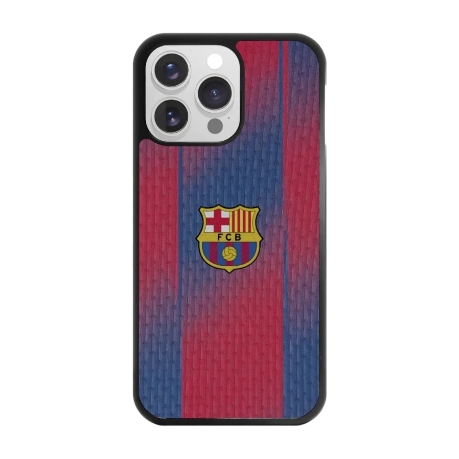 Phonecases3D iPhone 16 Pro Max FC Barcelona 3D mobilcover, sort billede 1