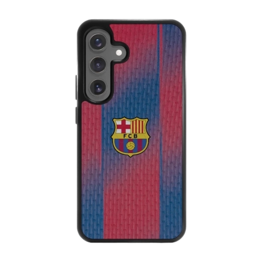 Phonecases3D Samsung Galaxy S25 FC Barcelona 3D mobilcover, sort billede 1
