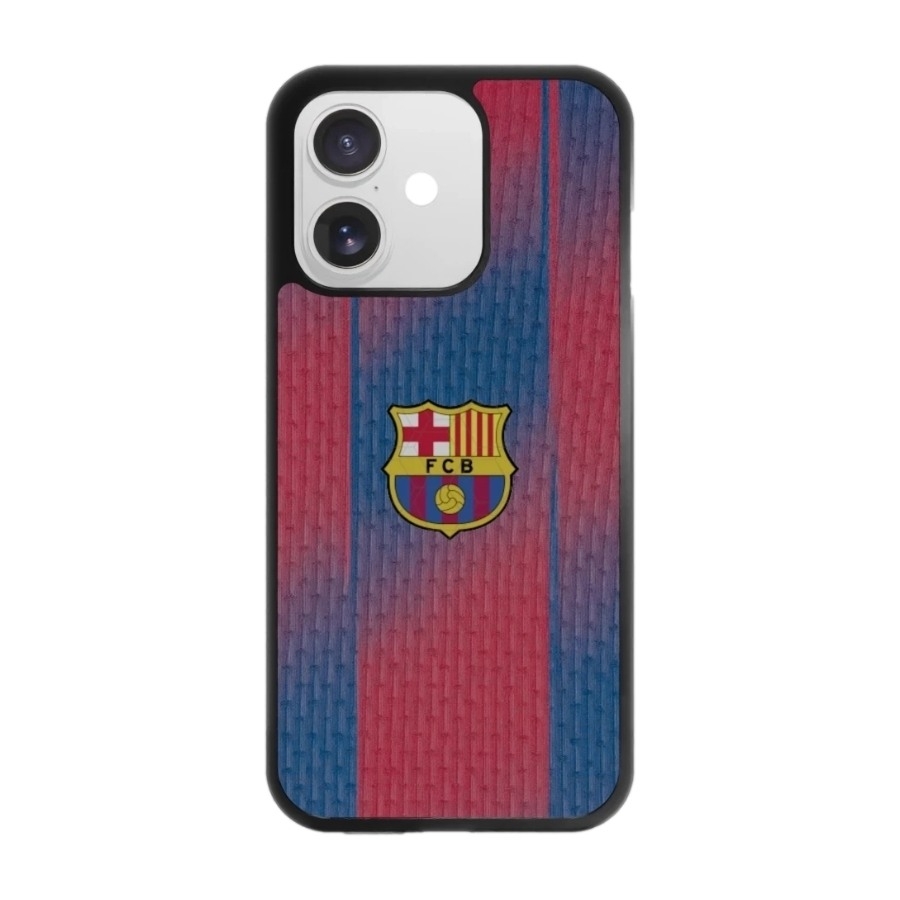 Phonecases3D iPhone 17 FC Barcelona 3D mobilcover, sort billede 1