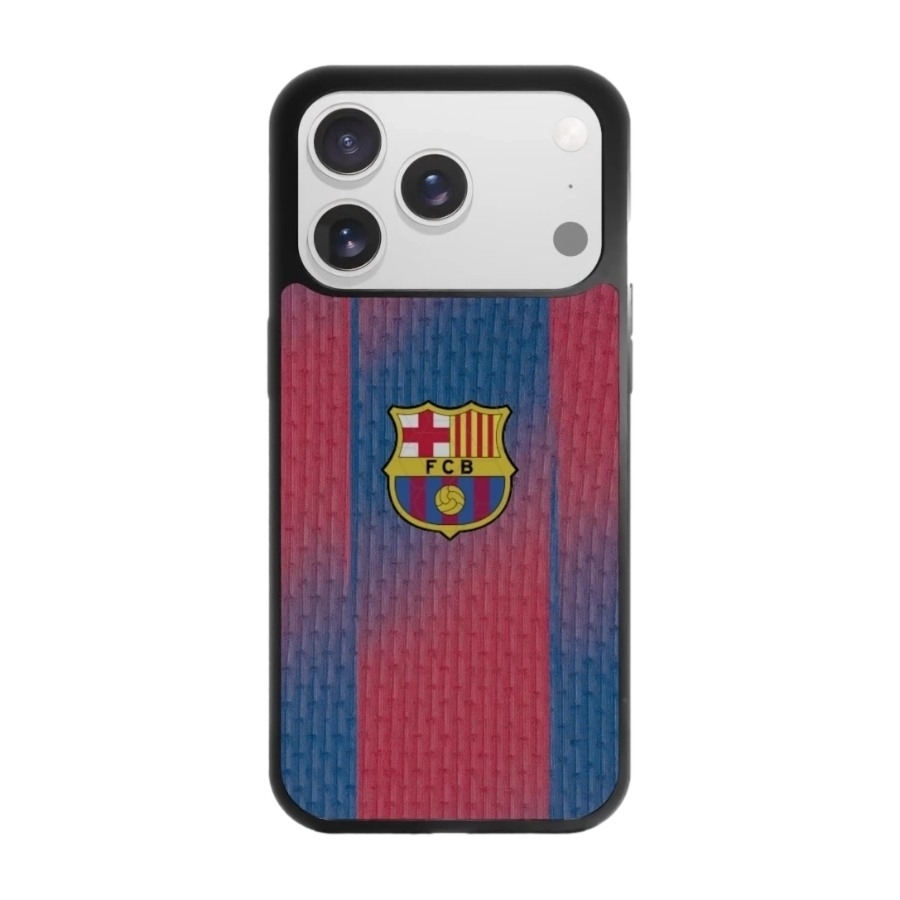 Phonecases3D iPhone 17 Pro FC Barcelona 3D mobilcover, sort billede 1