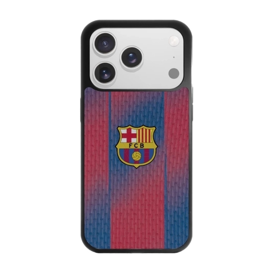 Phonecases3D iPhone 17 Pro Max FC Barcelona 3D mobilcover, sort billede 1