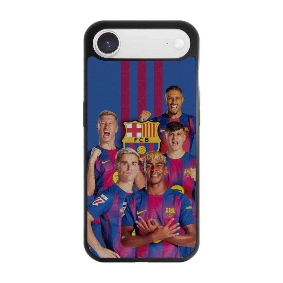 Phonecases3D iPhone Air FC Barcelona 3D mobilcover, sort billede 1