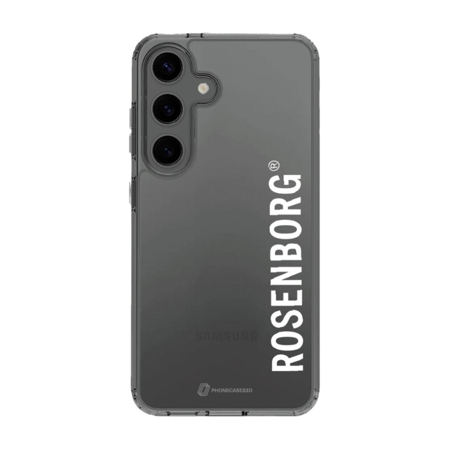 Phonecases3D Samsung Galaxy S25 RBK Clear case -mobilcover, sort billede 1