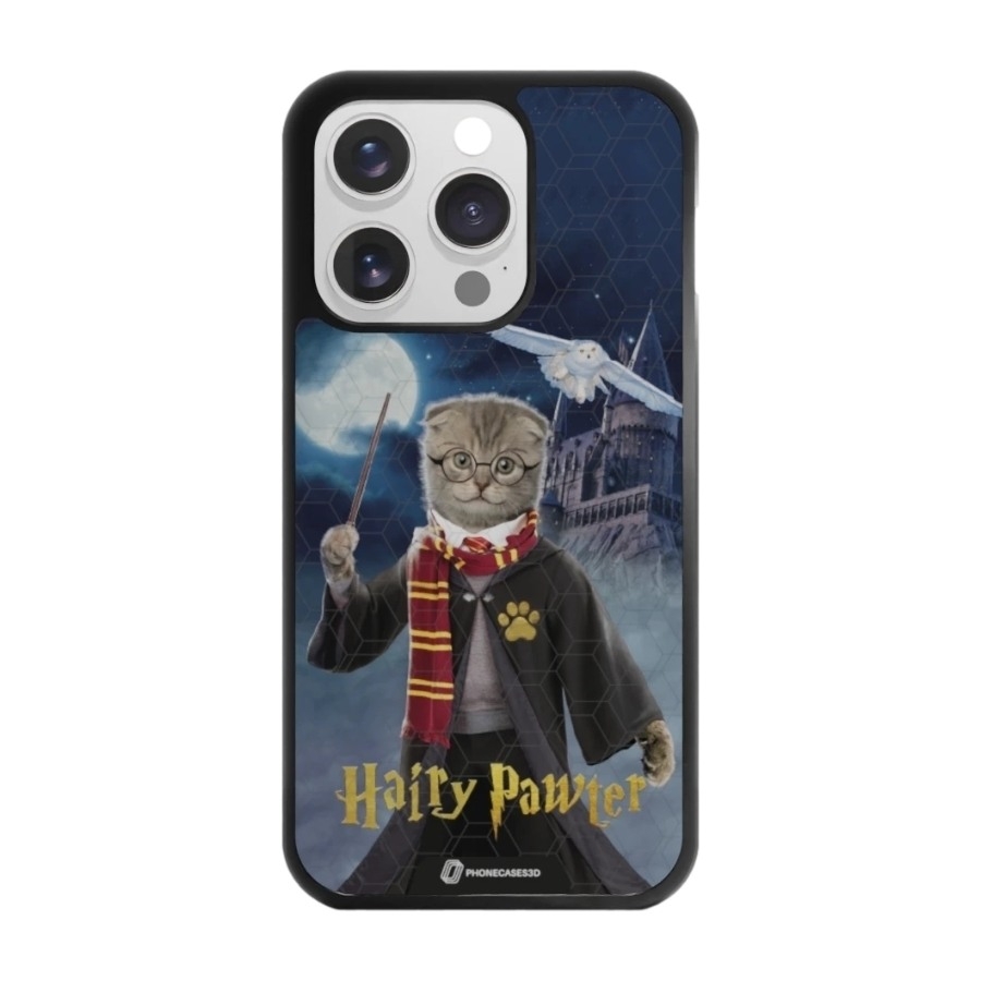 Phonecases3D iPhone 15 Pro Joseph Tate 3D mobilcover, sort billede 1