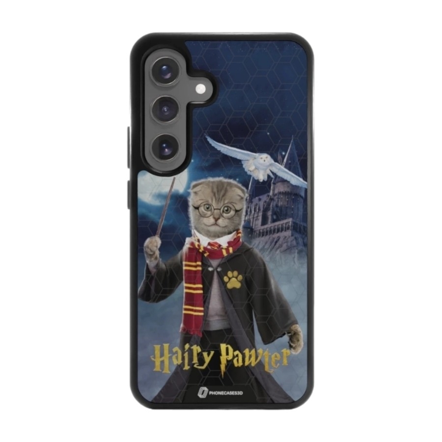 Phonecases3D Samsung Galaxy S25 Joseph Tate 3D mobilcover, sort billede 1