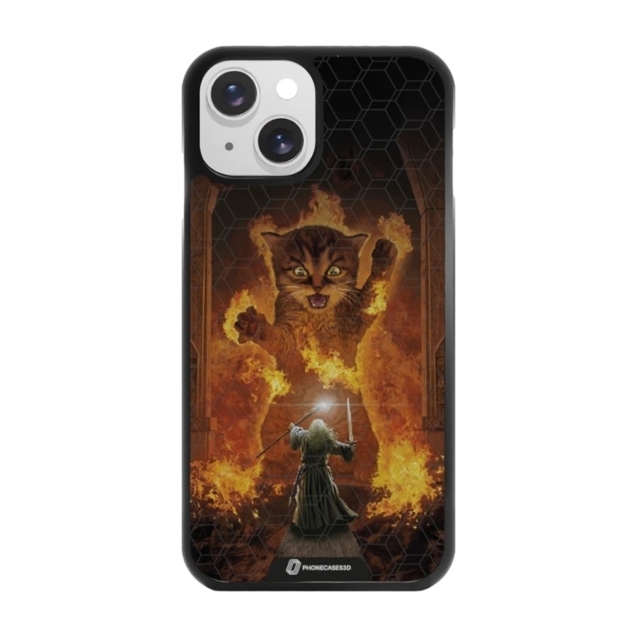 Phonecases3D iPhone 15 Joseph Tate 3D mobilcover, sort billede 1