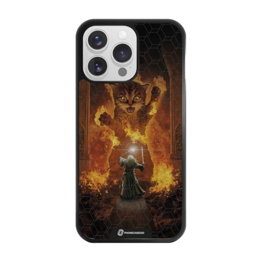Phonecases3D iPhone 16 Pro Max Joseph Tate 3D mobilcover, sort billede 1