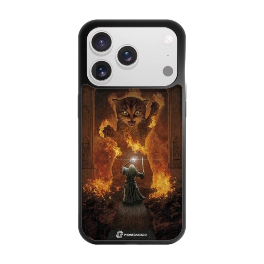 Phonecases3D iPhone 17 Pro Max Joseph Tate 3D mobilcover, sort billede 1
