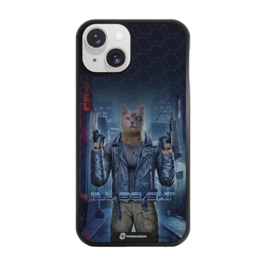 Phonecases3D iPhone 14 Joseph Tate 3D mobilcover, sort billede 1