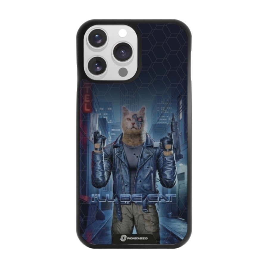 Phonecases3D iPhone 14 Pro Joseph Tate 3D mobilcover, sort billede 1