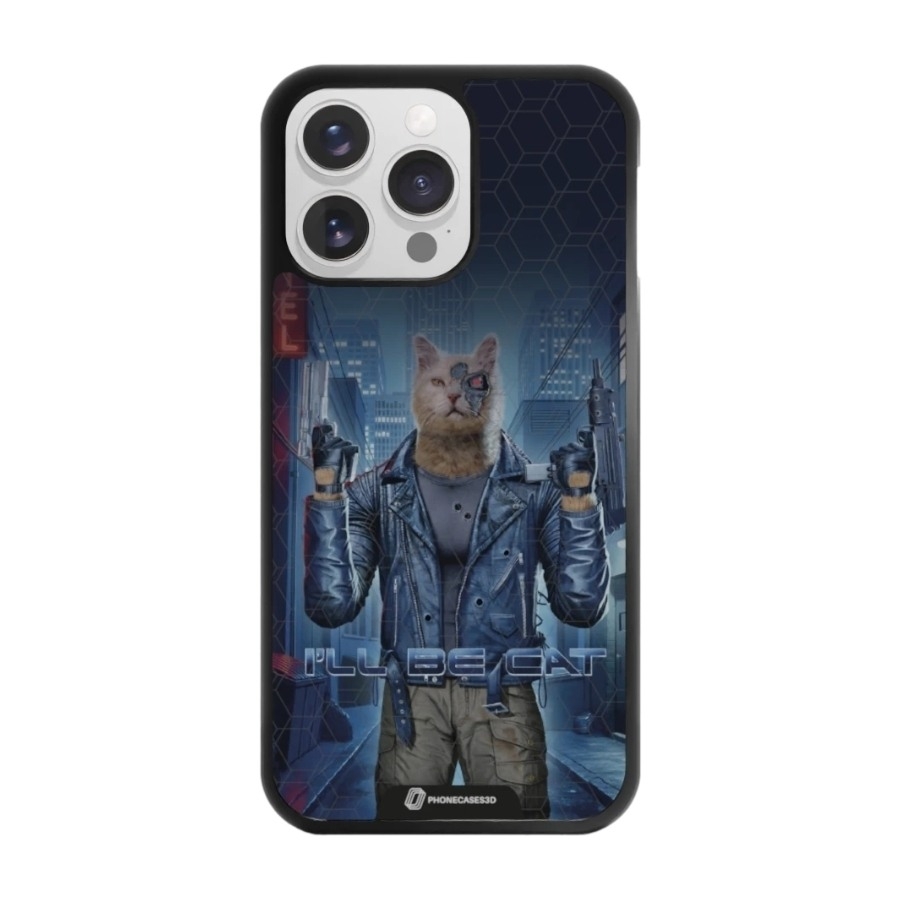 Phonecases3D iPhone 16 Pro Max Joseph Tate 3D mobilcover, sort billede 1