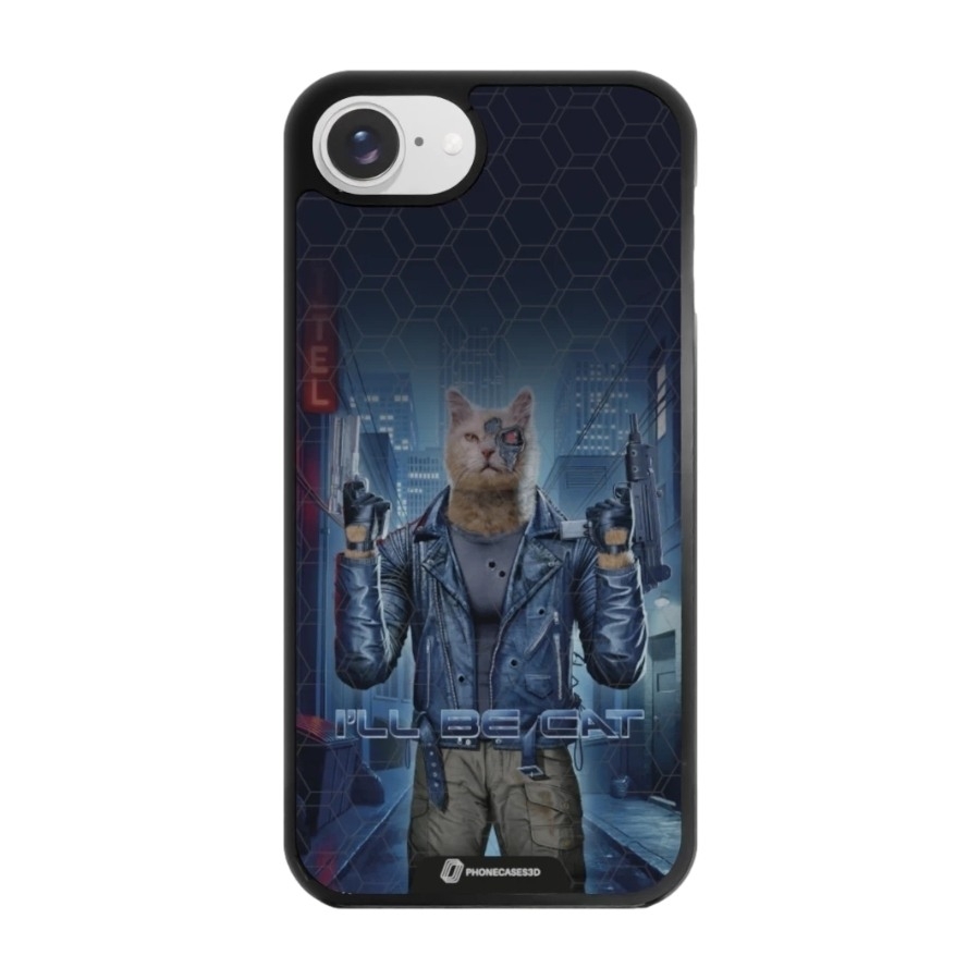 Phonecases3D iPhone 17e/16e Joseph Tate 3D mobilcover, sort billede 1