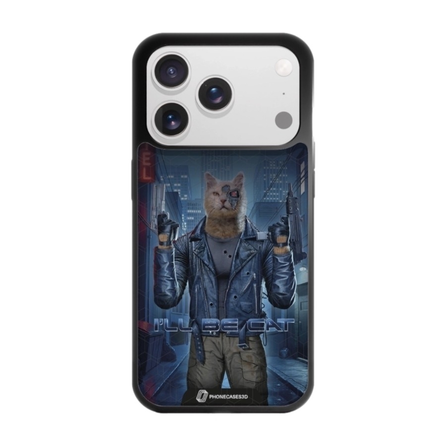 Phonecases3D iPhone 17 Pro Max Joseph Tate 3D mobilcover, sort billede 1