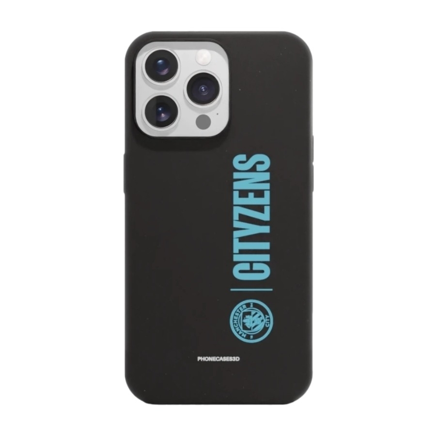 Phonecases3D iPhone 13 Pro Man City komposterbart cover, sort billede 1