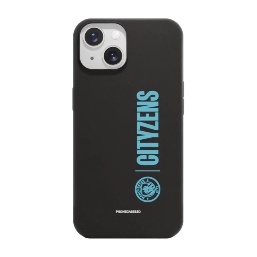 Phonecases3D iPhone 15 Man City komposterbart cover, sort billede 1
