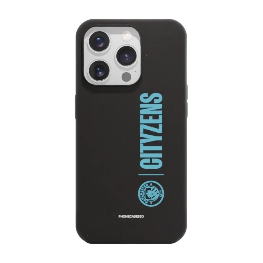 Phonecases3D iPhone 16 Pro Man City komposterbart cover, sort billede 1