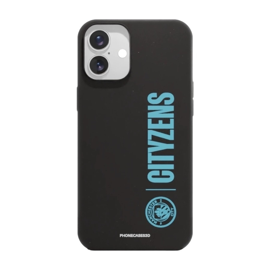 Phonecases3D iPhone 16 Plus Man City komposterbart cover, sort billede 1