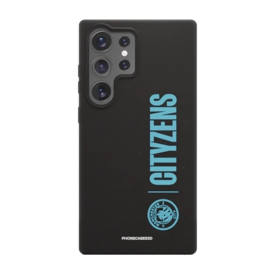 Phonecases3D Samsung Galaxy S25 Ultra Man City komposterbart cover, sort billede 1