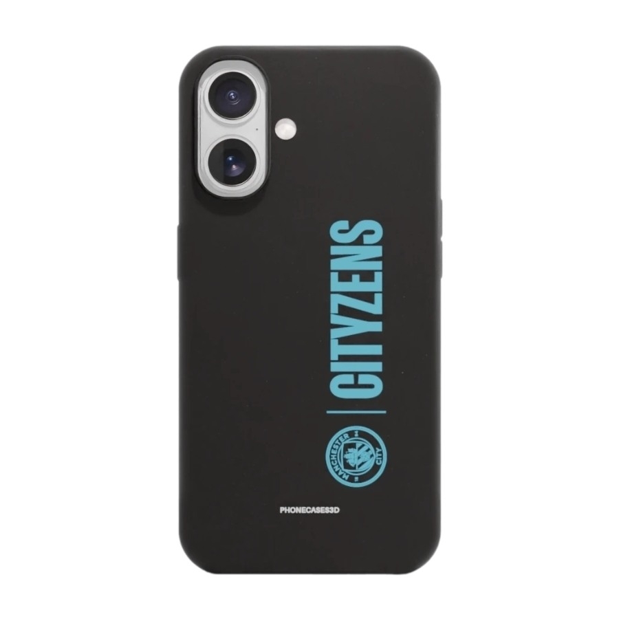 Phonecases3D iPhone 17 Man City komposterbart cover, sort billede 1