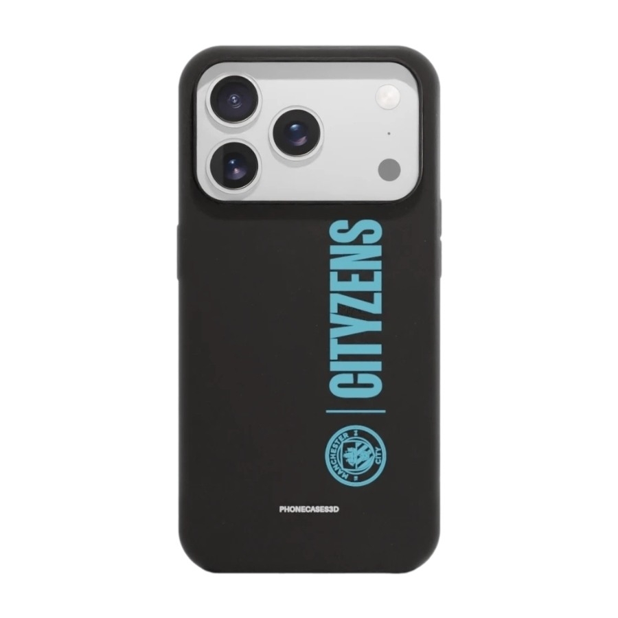 Phonecases3D iPhone 17 Pro Man City komposterbart cover, sort billede 1