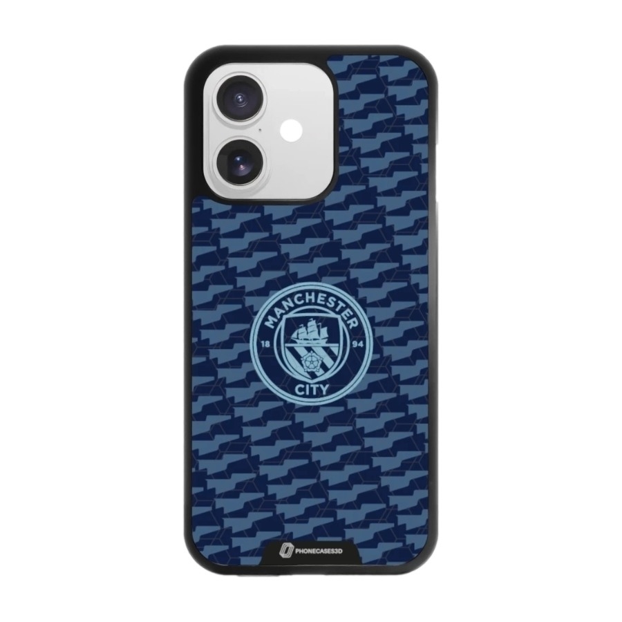 Phonecases3D iPhone 17 Man City 3D mobilcover, sort billede 1