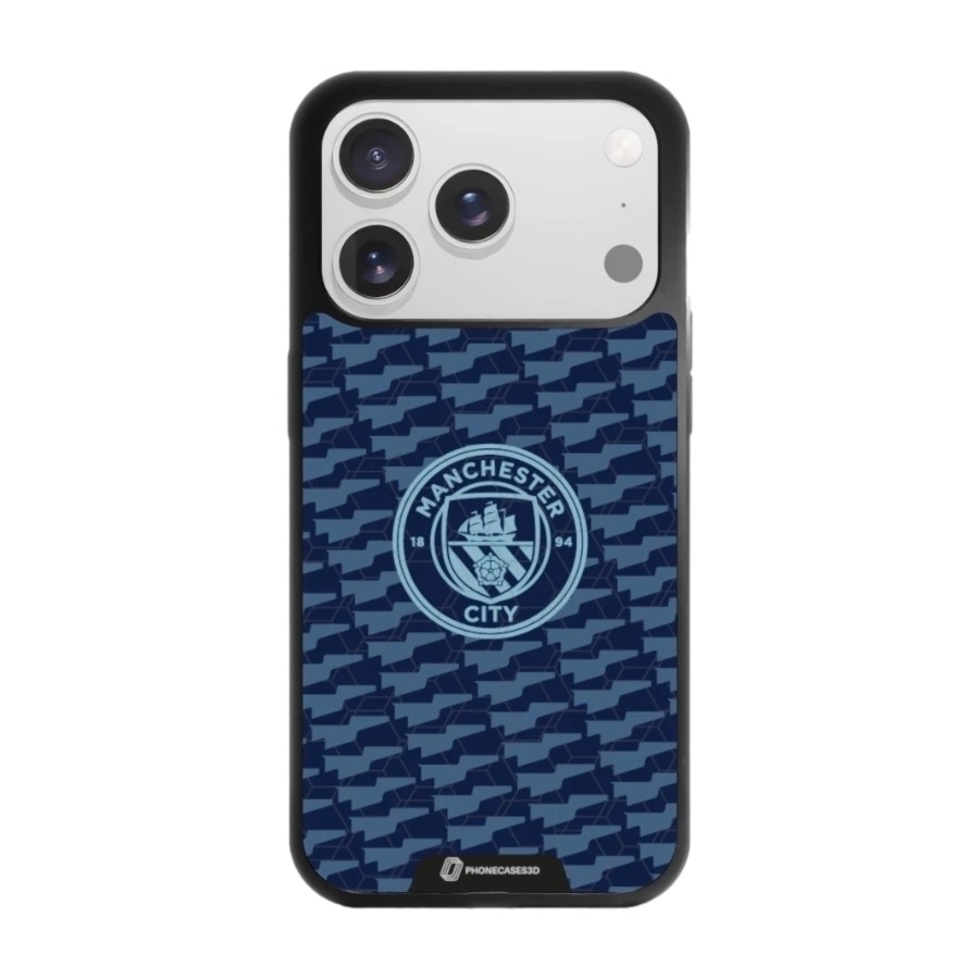 Phonecases3D iPhone 17 Pro Max Man City 3D mobilcover, sort billede 1