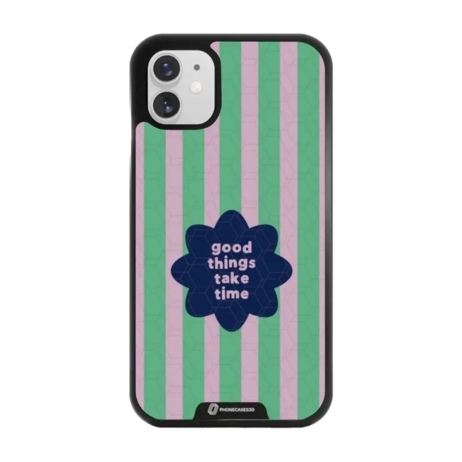 Phonecases3D iPhone 11 Jess Rachel Sharp 3D mobilcover, sort billede 1