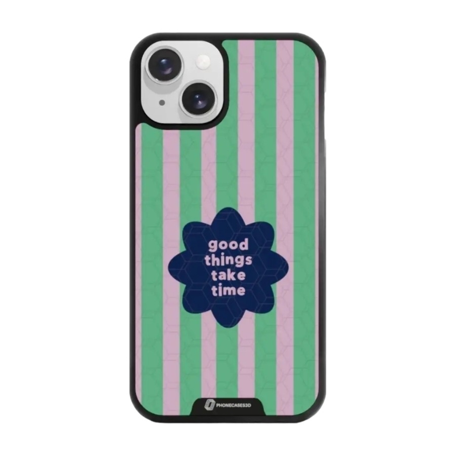 Phonecases3D iPhone 14 Jess Rachel Sharp 3D mobilcover, sort billede 1