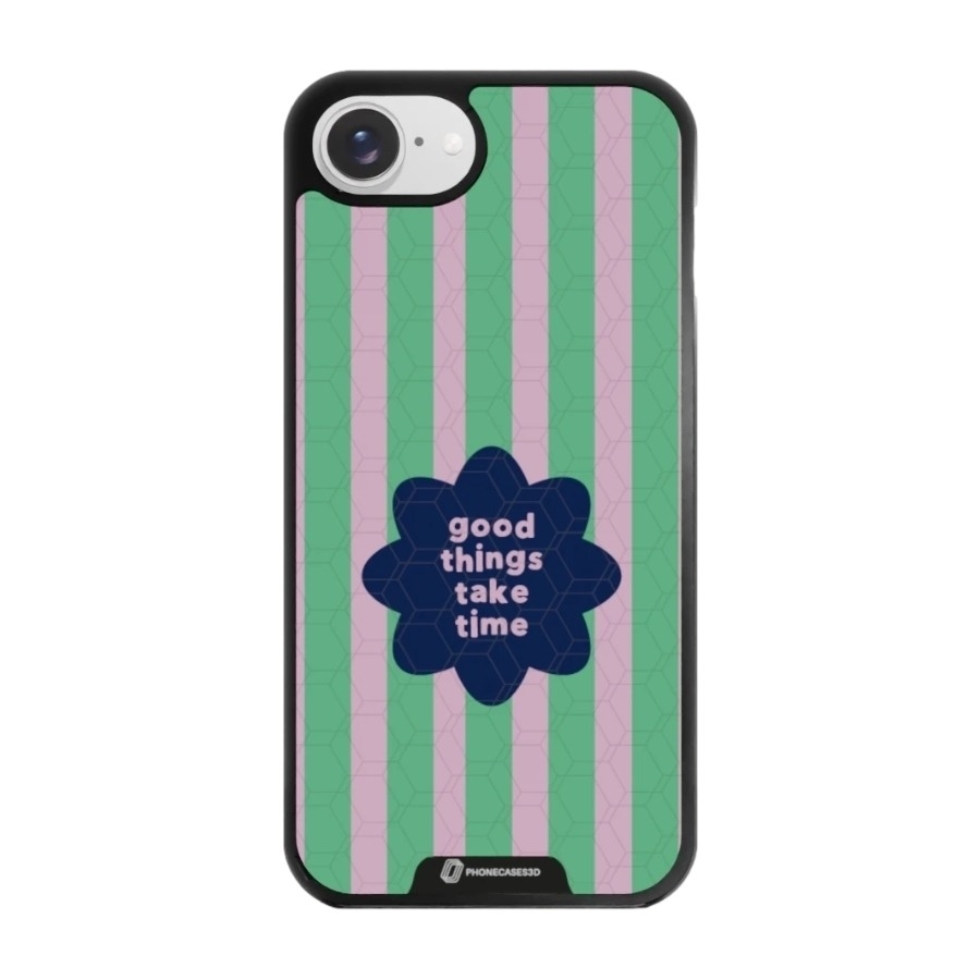 Phonecases3D iPhone 17e/16e Jess Rachel Sharp 3D mobilcover, sort billede 1