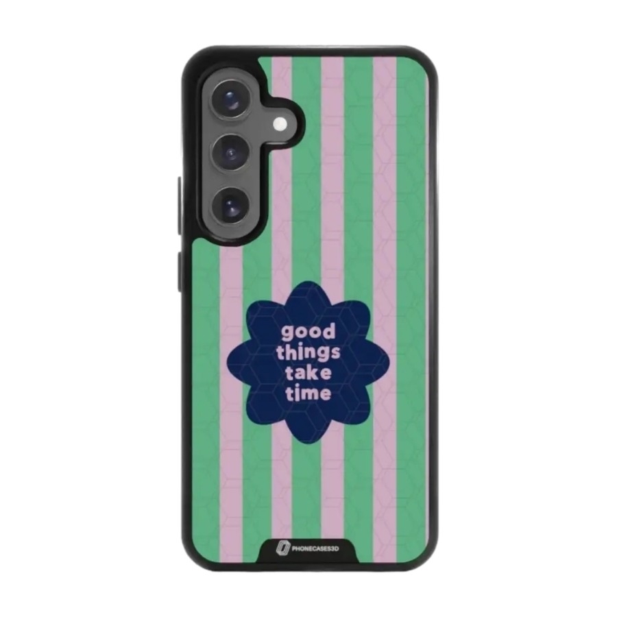 Phonecases3D Samsung Galaxy S25 Jess Rachel Sharp 3D mobilcover, sort billede 1