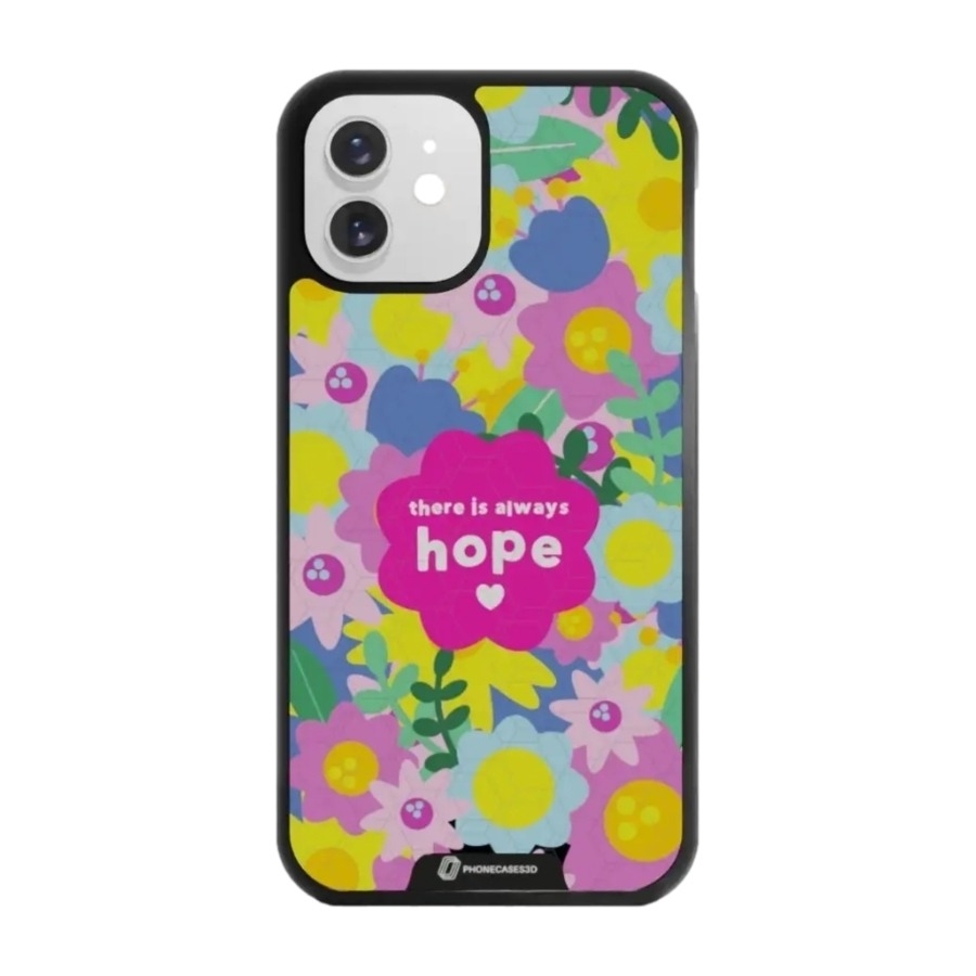 Phonecases3D iPhone 12 Jess Rachel Sharp 3D mobilcover, sort billede 1