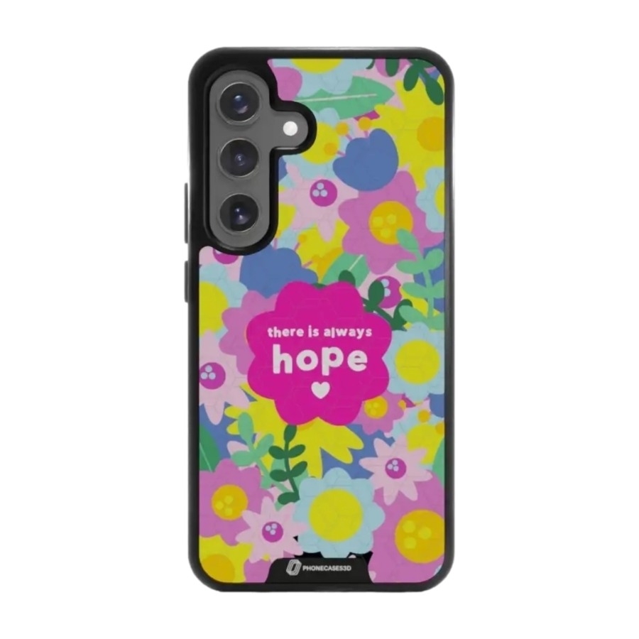 Phonecases3D Samsung Galaxy S25 Jess Rachel Sharp 3D mobilcover, sort billede 1