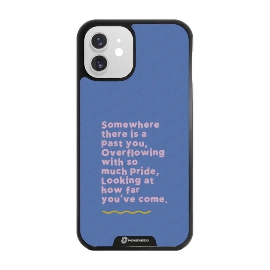 Phonecases3D iPhone 12 Jess Rachel Sharp 3D mobilcover, sort billede 1