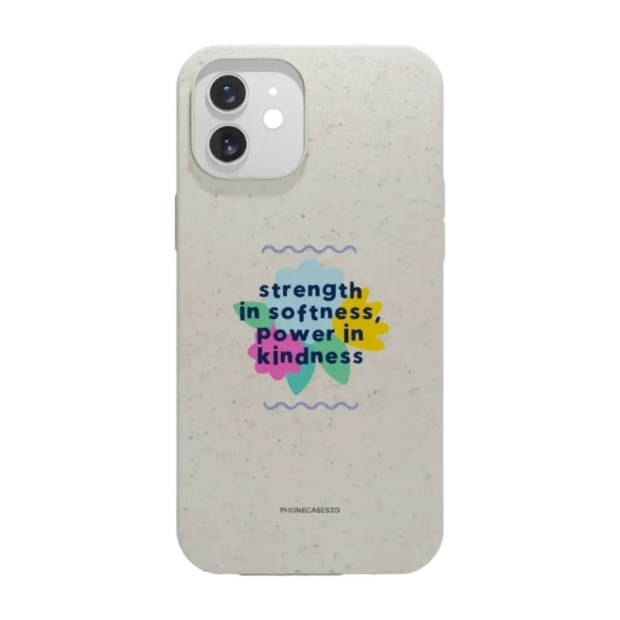Phonecases3D iPhone 12 Jess Rachel Sharp komposterbart cover, hvid billede 1