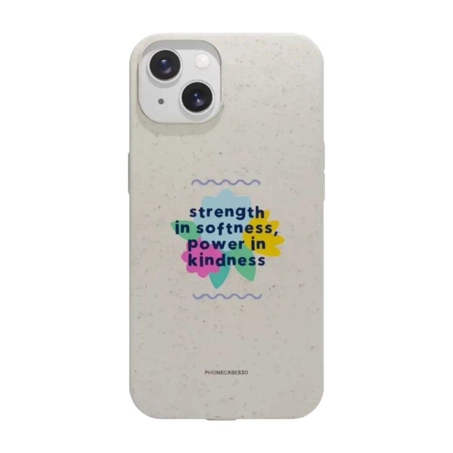 Phonecases3D iPhone 13 Jess Rachel Sharp komposterbart cover, hvid billede 1
